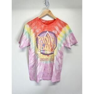 Pink Floyd Tee Womens‎ Size Small Tie Dye Crewneck 100% Cotton Short Sleeve